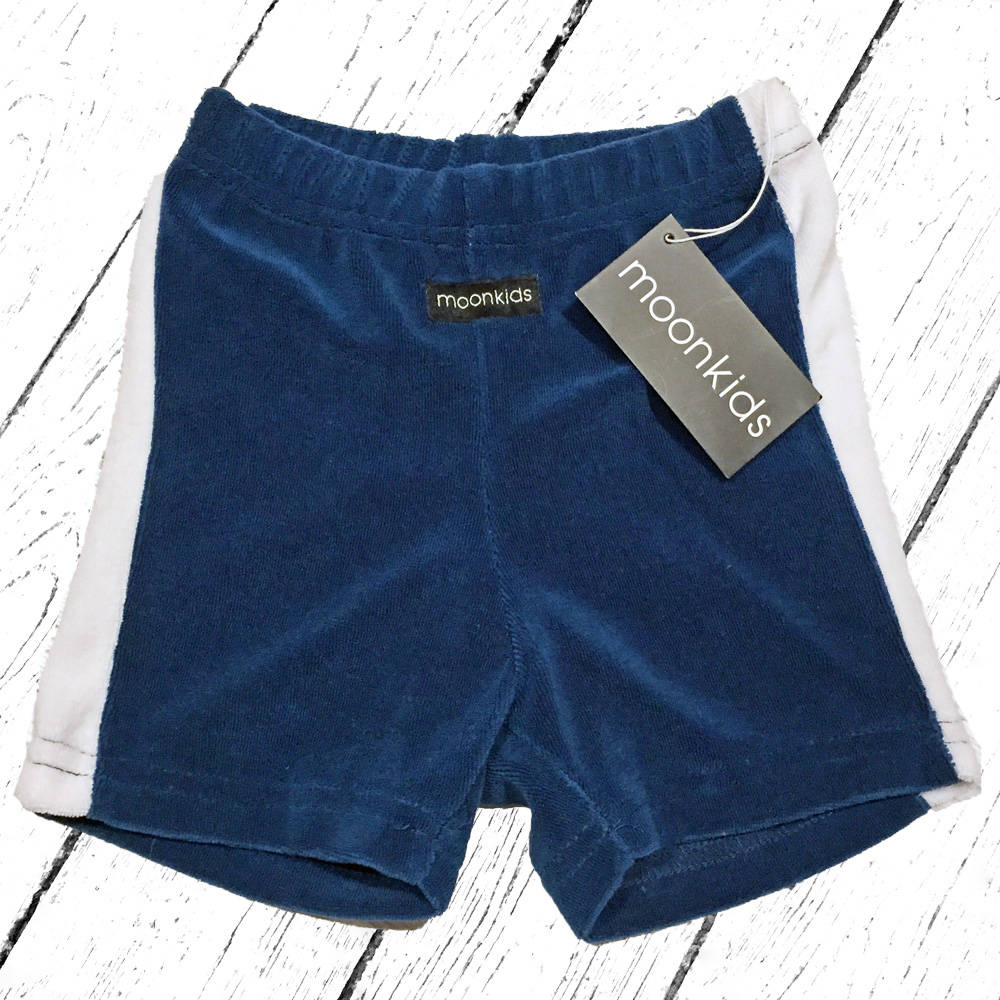 MOONKIDS Retro Frottee Shorts blau