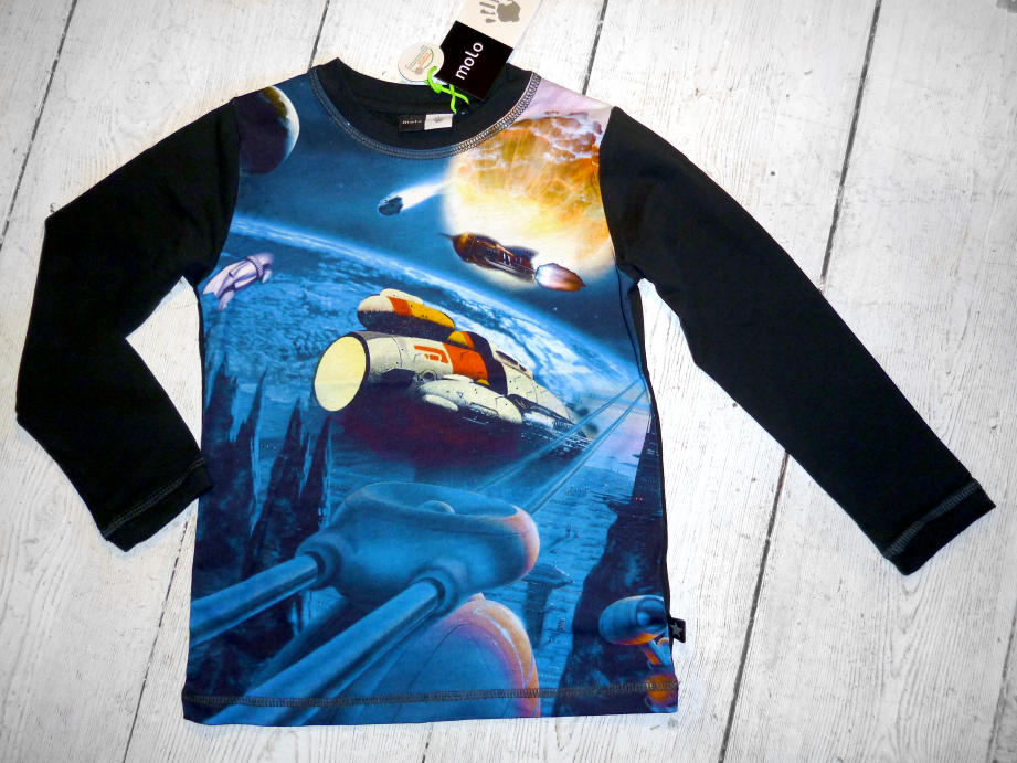 Molo Shirt Reto Space Ships