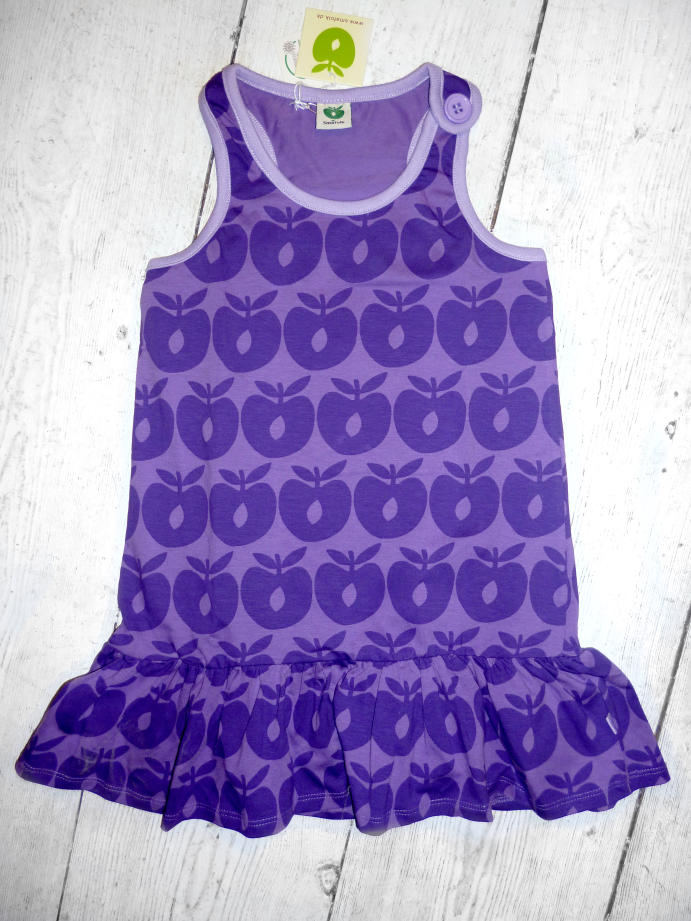 Smafolk Kleid lila Apfel