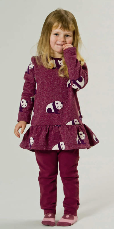 Smafolk Glitzer Panda Kleid