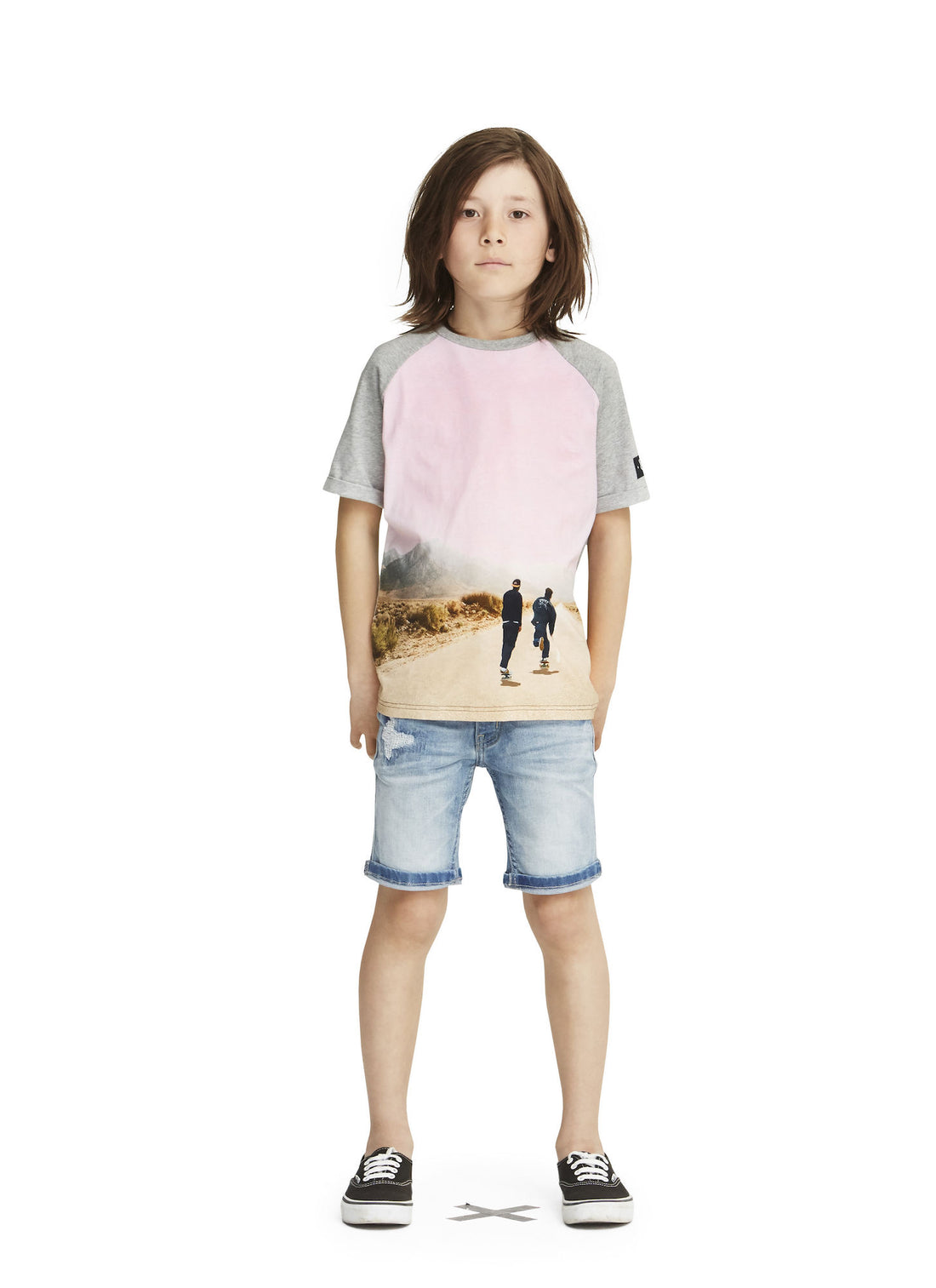 Molo T-Shirt Ralfi Pink Sky Skater