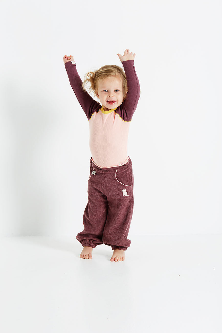 Albababy Hillan Baggy Pants Plum Wine