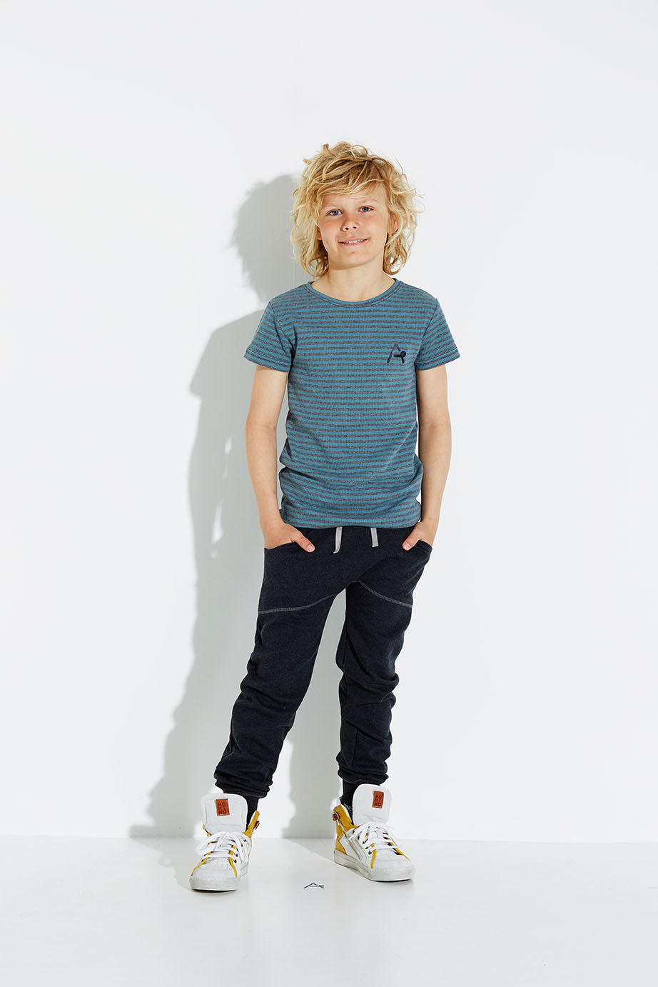 Albababy Gate T-Shirt Bluestone striped