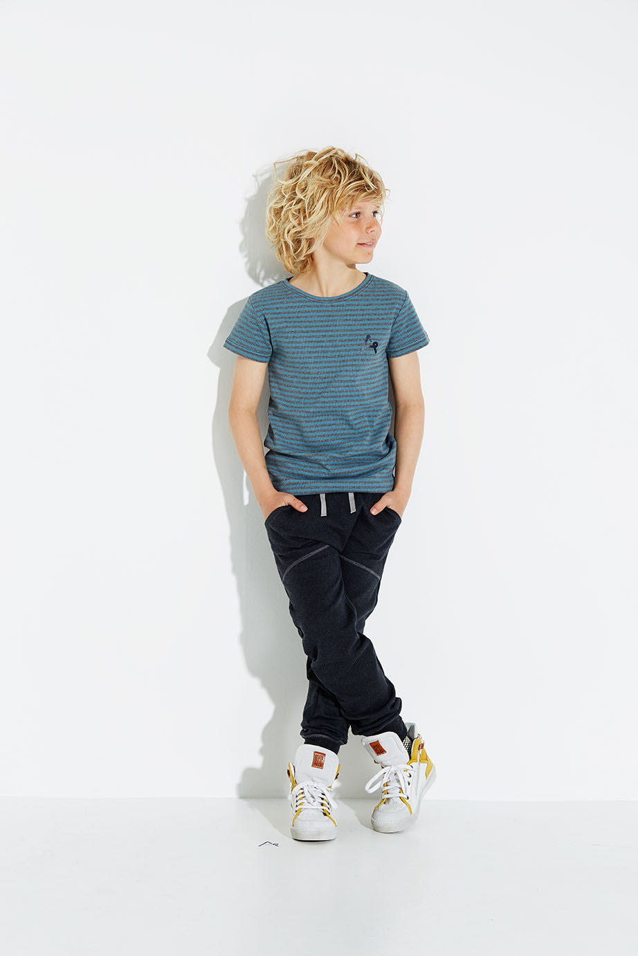 Albababy Gate T-Shirt Bluestone striped