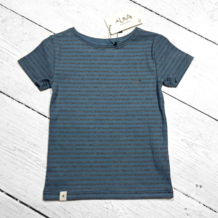 Albababy Gate T-Shirt Bluestone striped