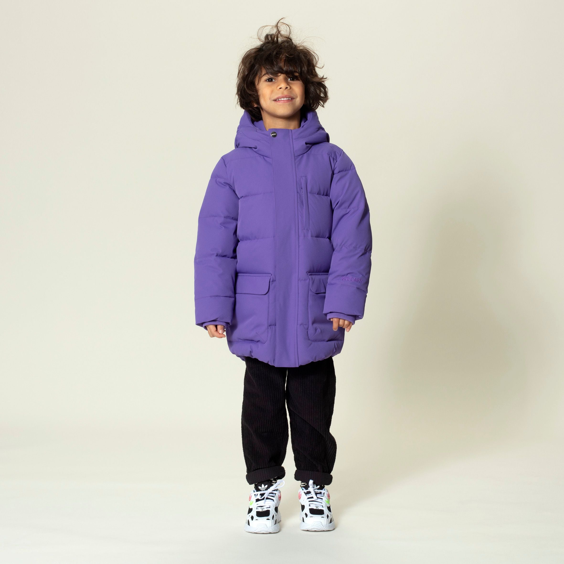 Gosoaky Winter Puffer Jacke TIGER EYE Passion Purple