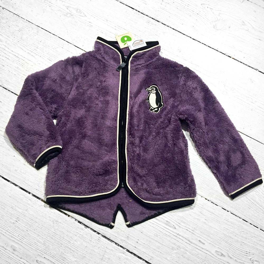 Smafolk Flauschfleece Jacke Grape