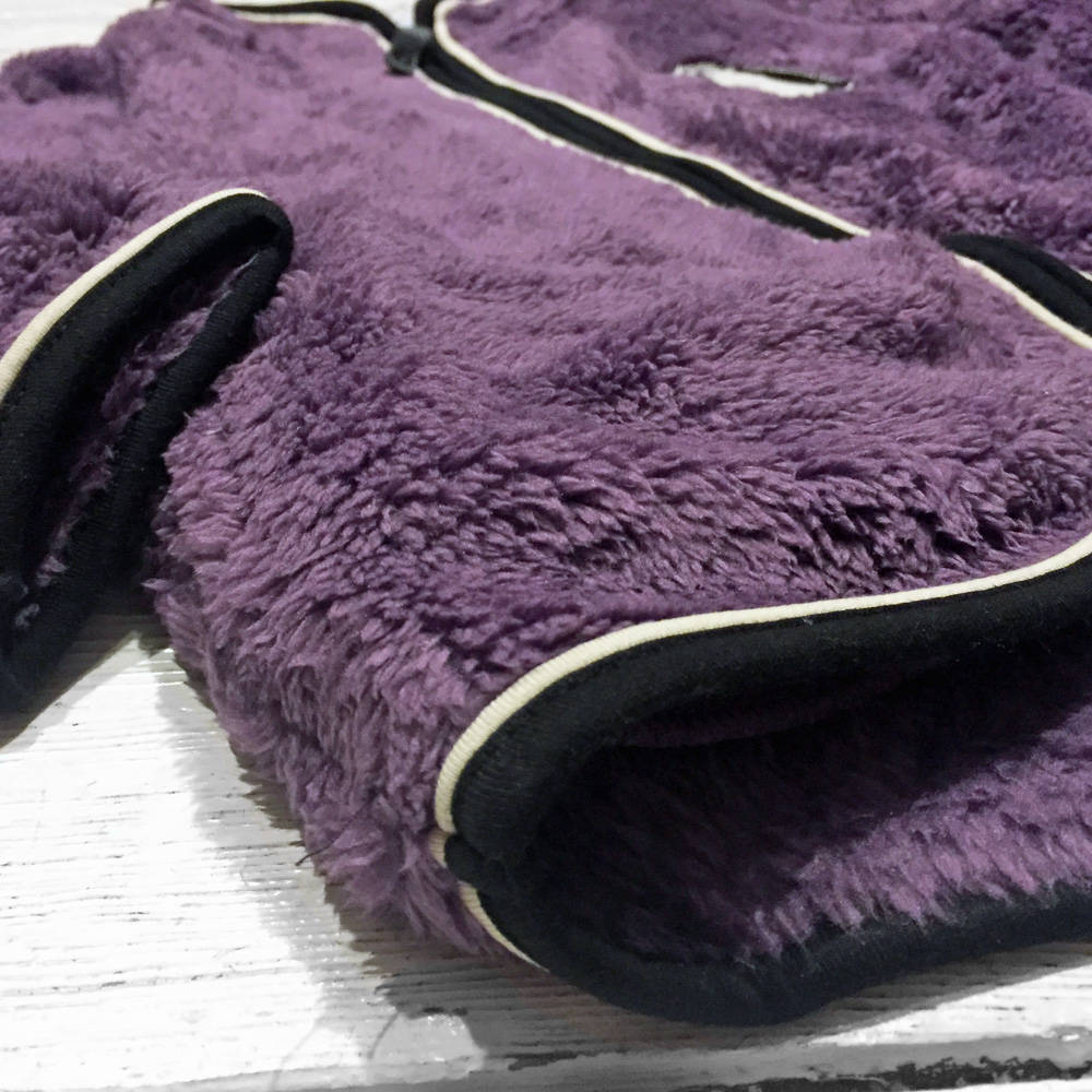 Smafolk Flauschfleece Jacke Grape