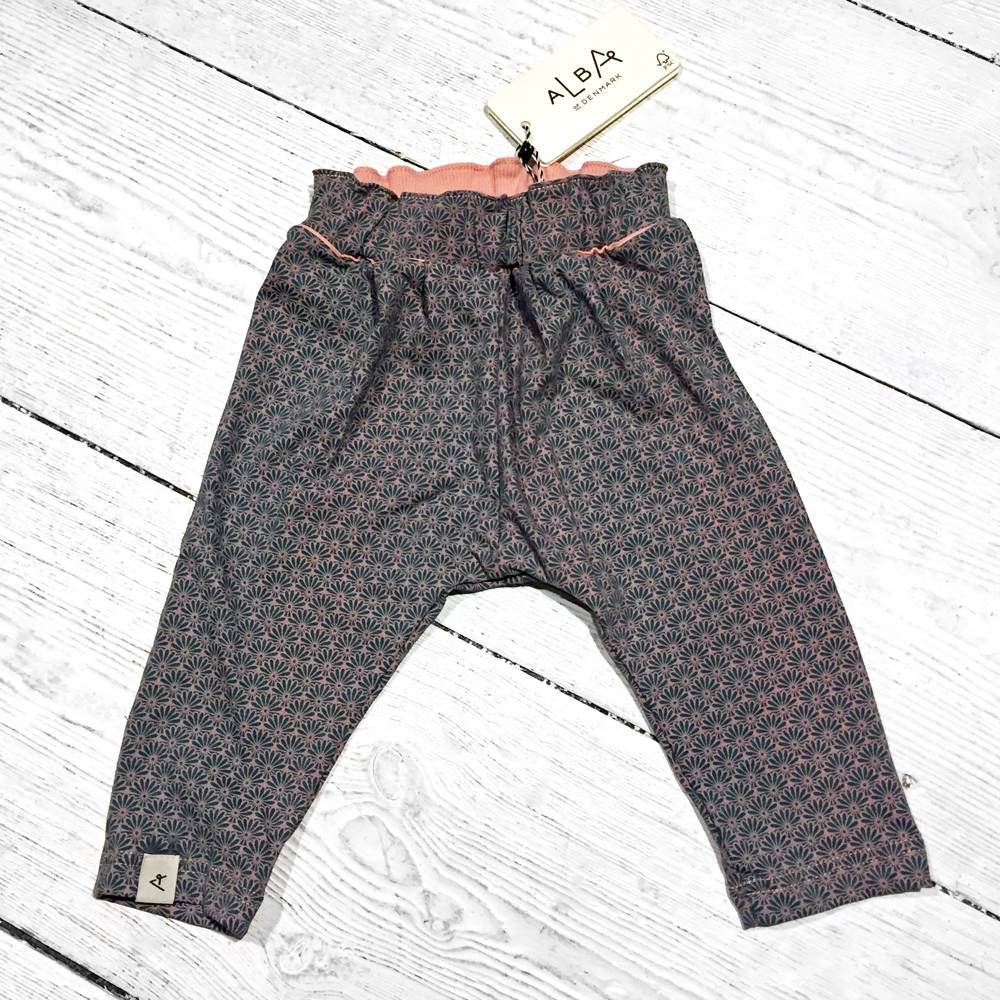 Albababy Hubbie Baby Pants Silver Pine Flower