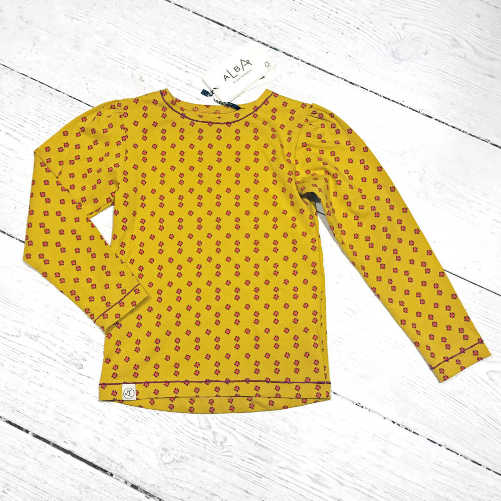 Albababy Sabrina Blouse Nugget Gold Small Flower