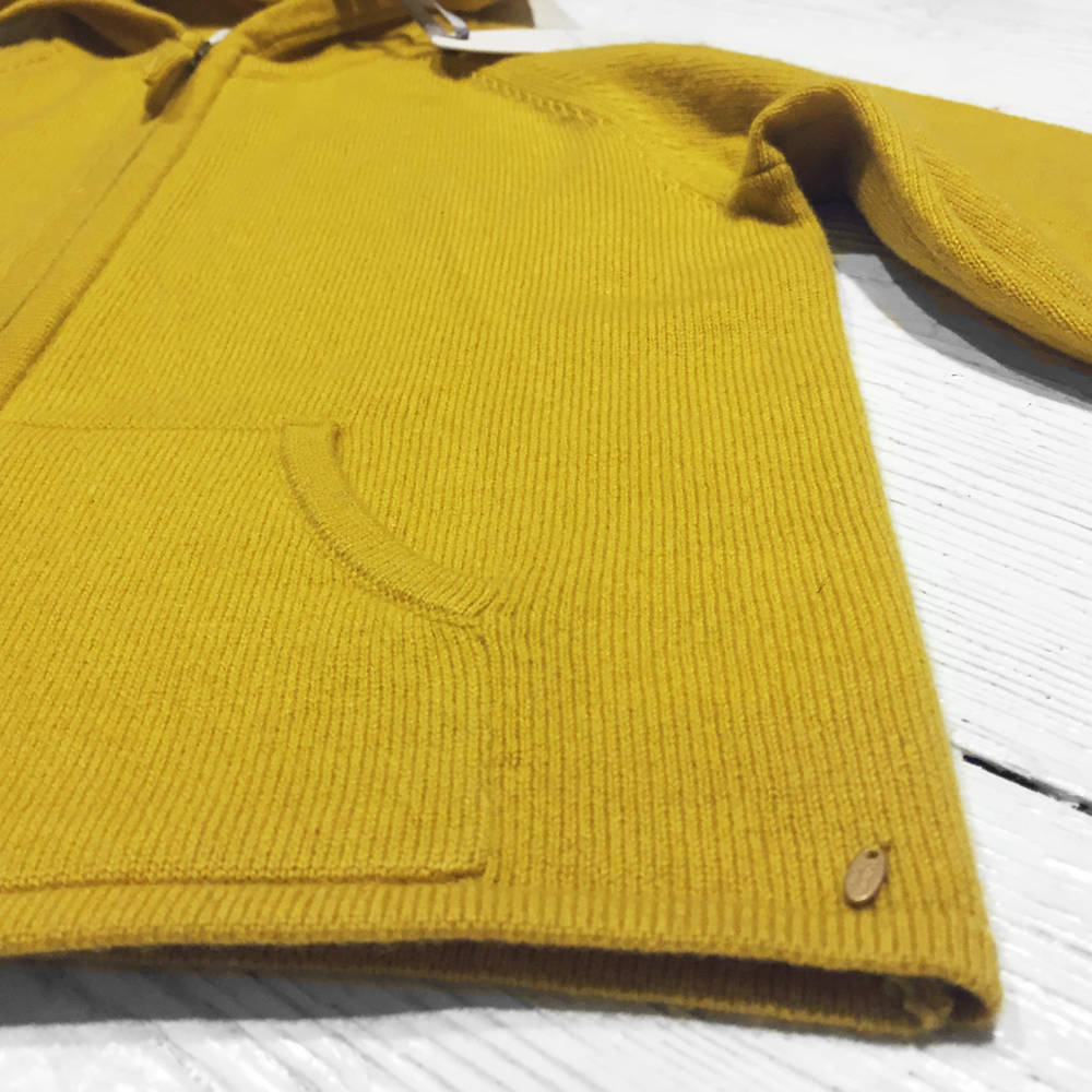 Delicatelove Kaschmir Melman Cardi Hoody yellow