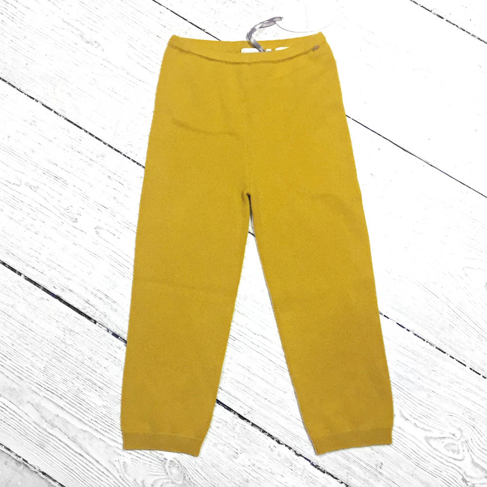 Delicatelove Kaschmir Moto Trousers yellow