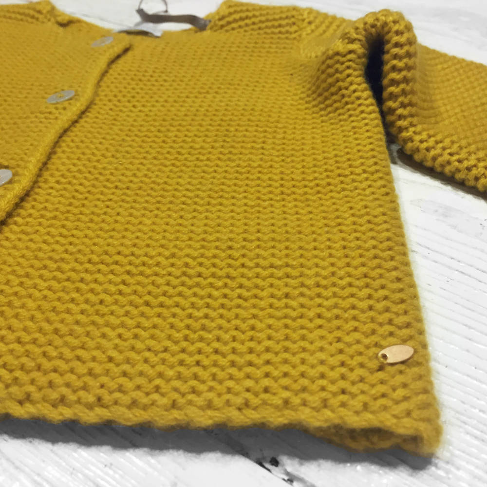 Delicatelove Kaschmir Teddy Janker yellow