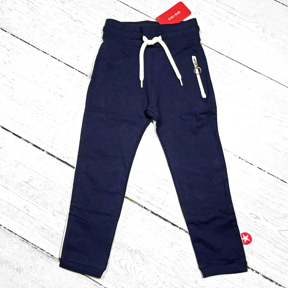 Kik-Kid Trousers French Knit dark blue