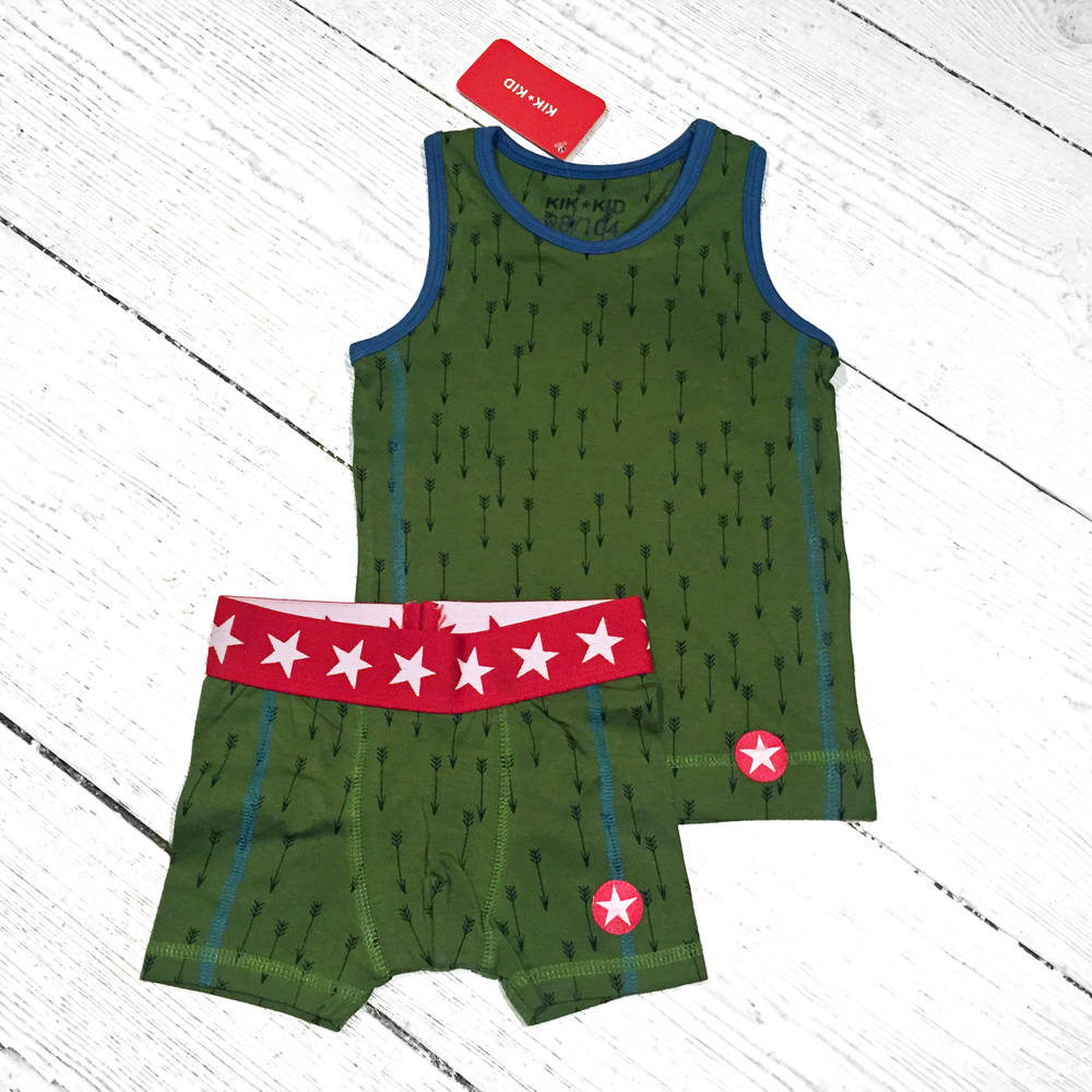 Kik-Kid Unterwäsche Arrows green blue