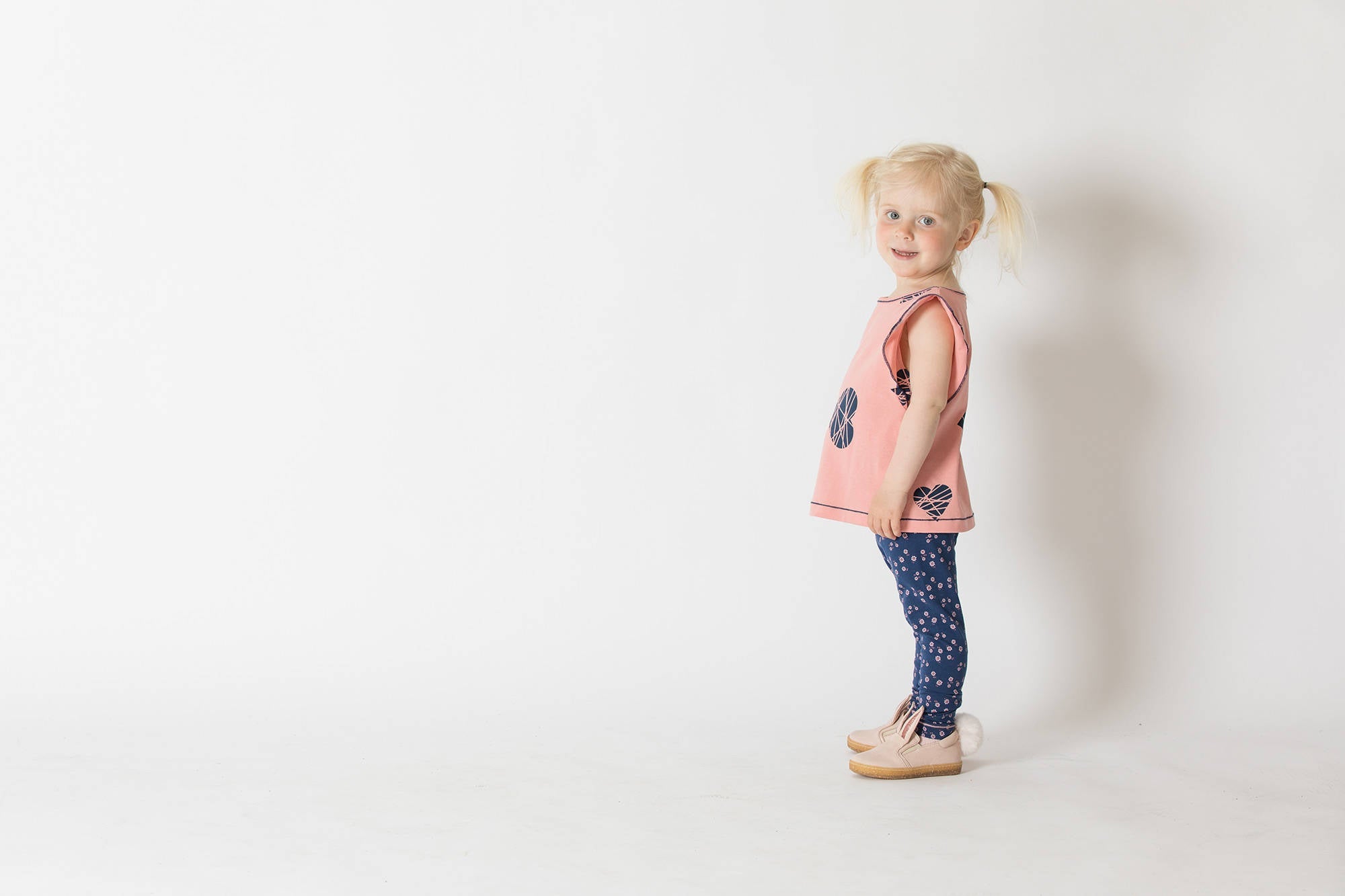 Albababy Sara Tunic Rosette Big Hearts