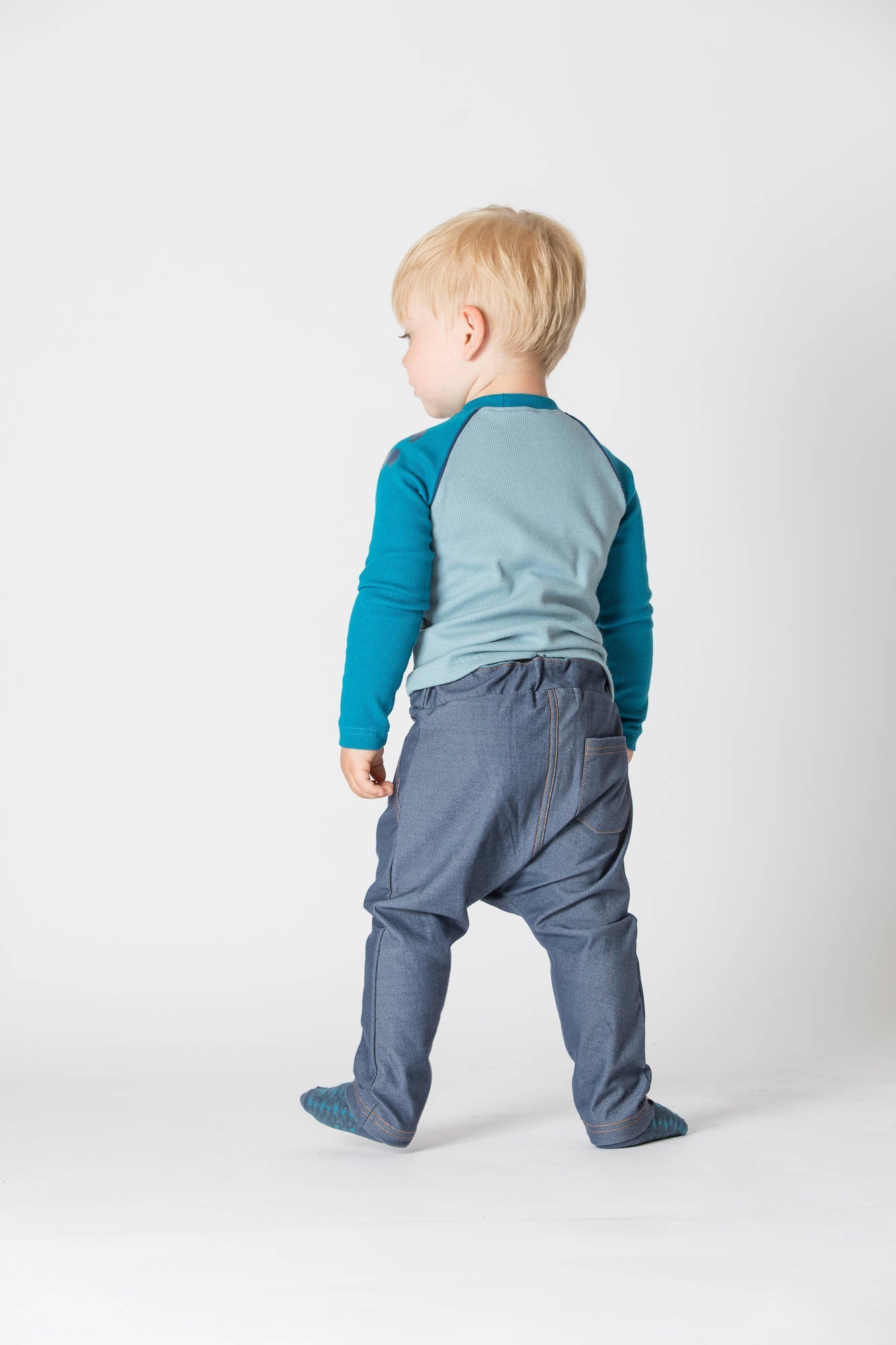 Albababy Sigfried Baby Pants Real Teal