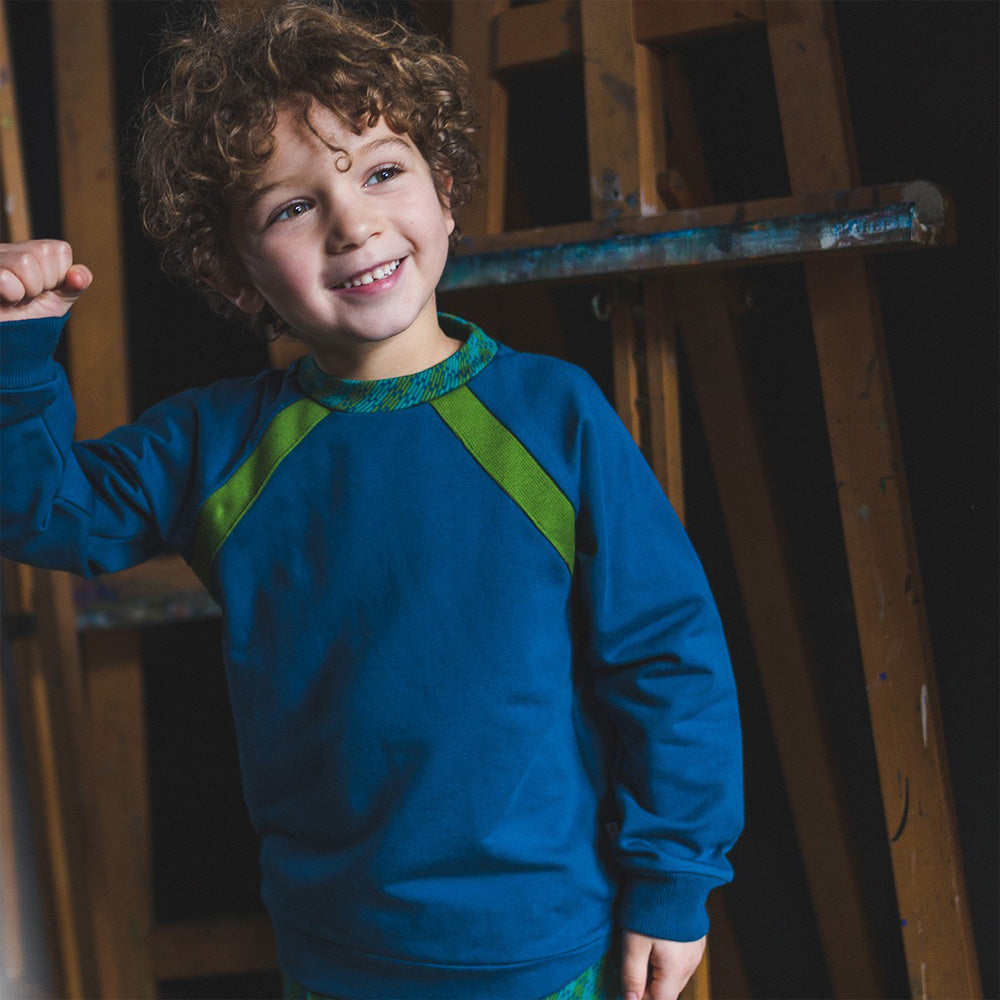 Baba Kidswear Sweater Sailor Blue