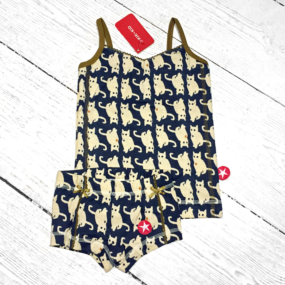 Kik-Kid Unterwäsche Cat Print Jersey dark blue