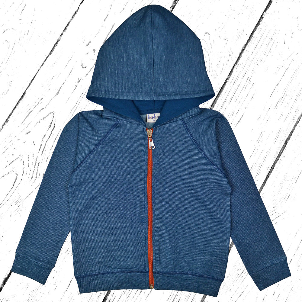 Baba Kidswear Jacke Hoodie Blue Punti di Milano
