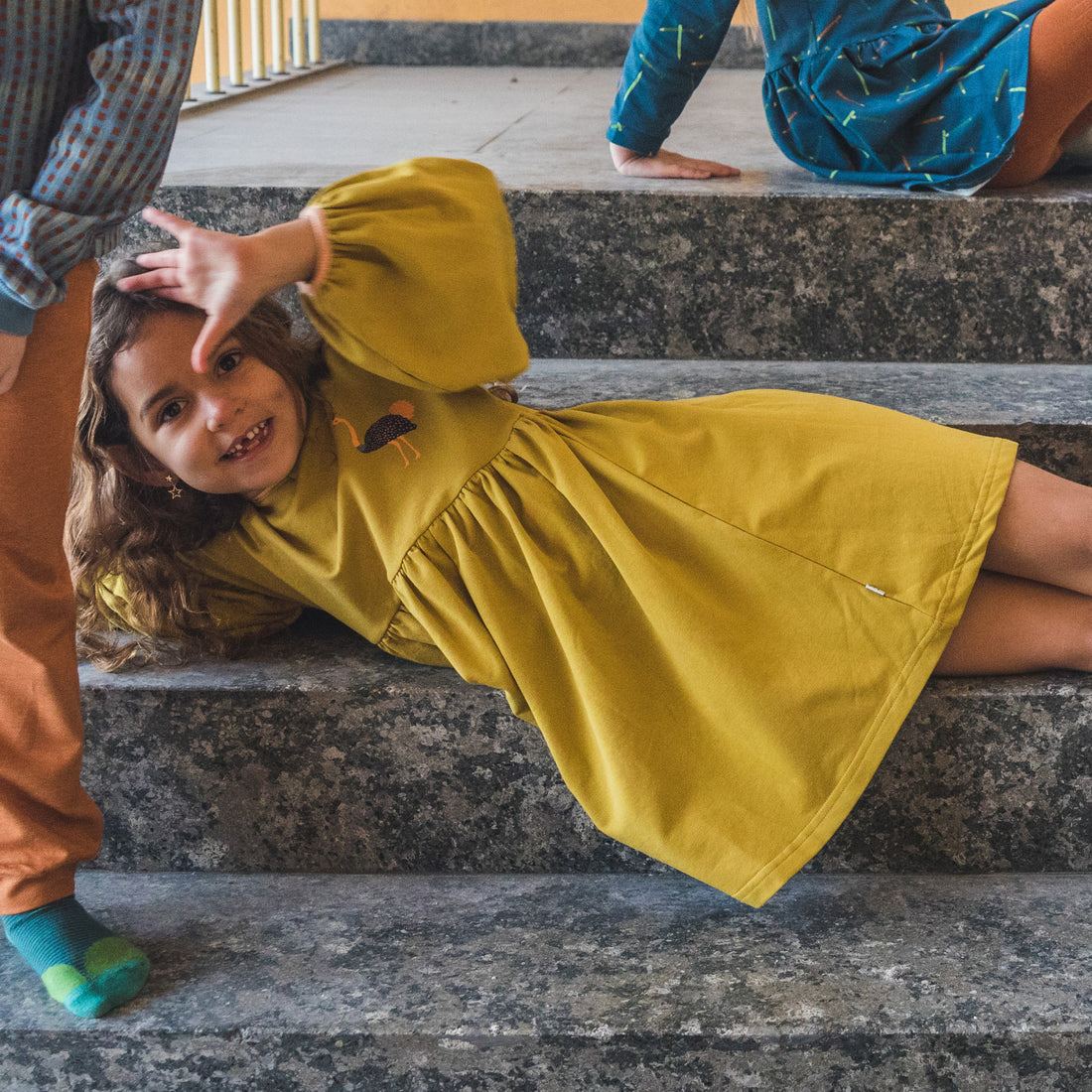 Baba Kidswear Kleid Ella Dress Amber Green