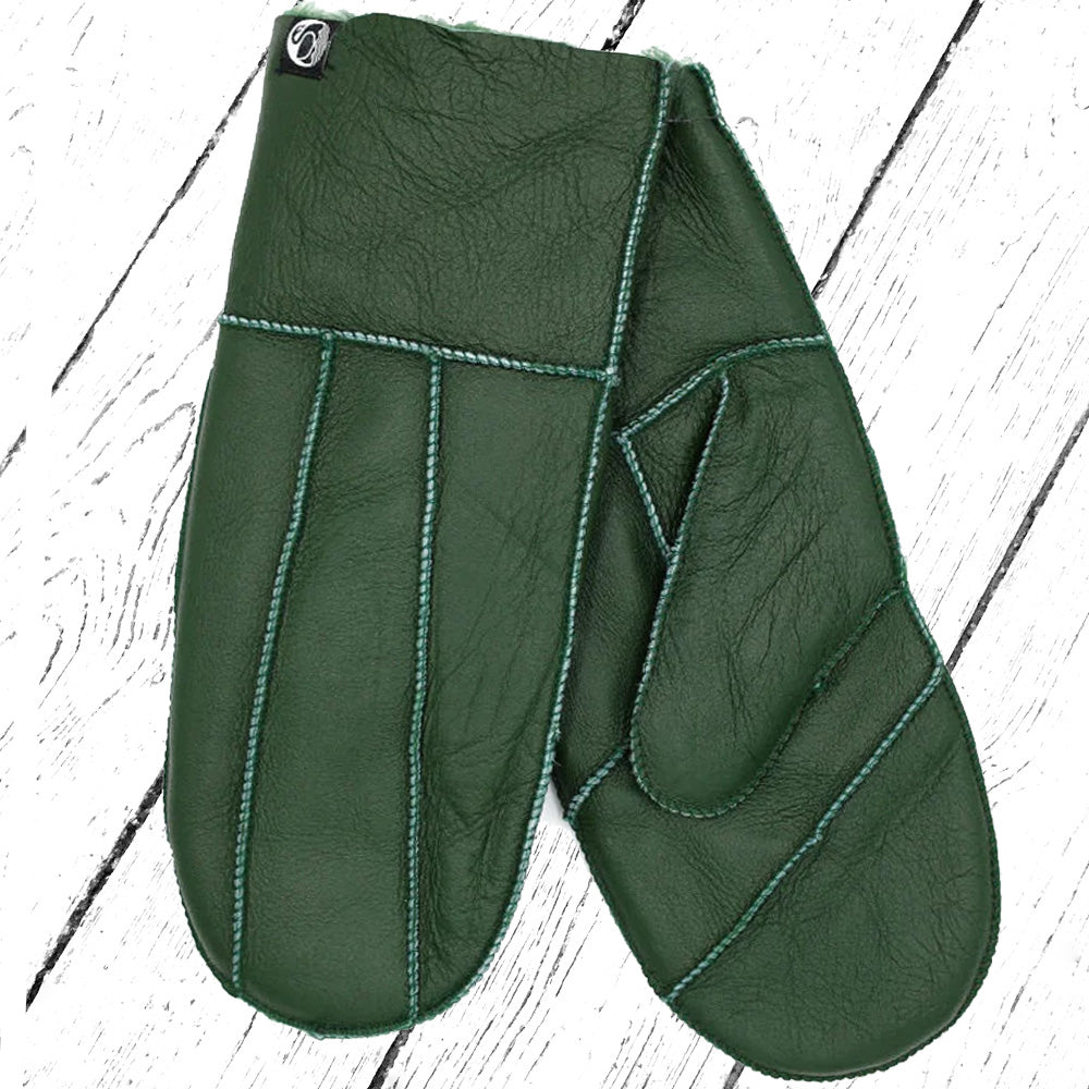 Danefae Schaffell Handschuhe No Waste Sheepskin Napa Green
