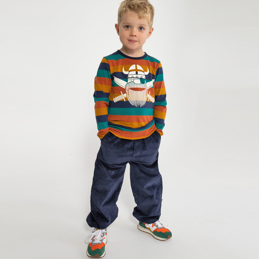 Danefae Hose Danekathold Cord Pants Marine Navy