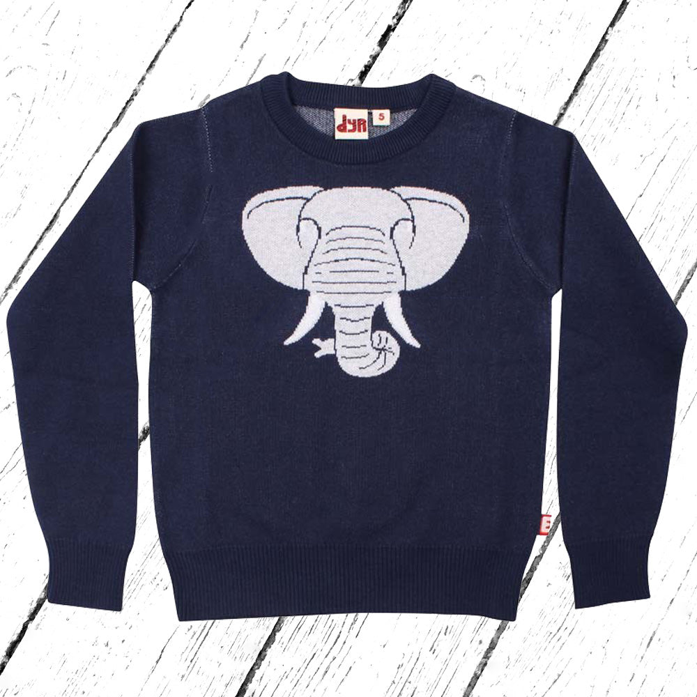 DYR Strickpullover Dyrarctic Cotton Sweater Dark Navy ELEFANT