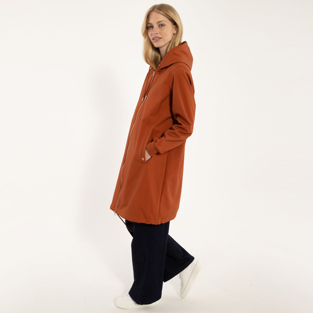 Danefae Ladys Outdoormantel Softshell Danekarla Rust