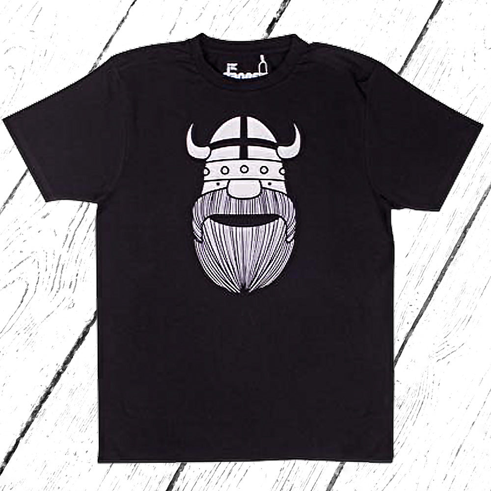 Danefae Männer T-Shirt Mande Daneviking Tee Black ERIK