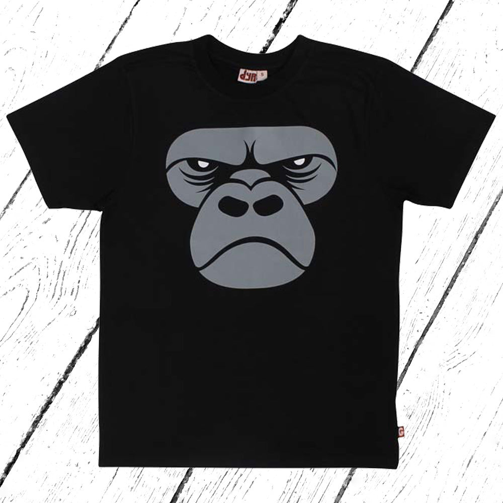 DYR Männer T-Shirt Mande Tee Black ZOOMGORILLA