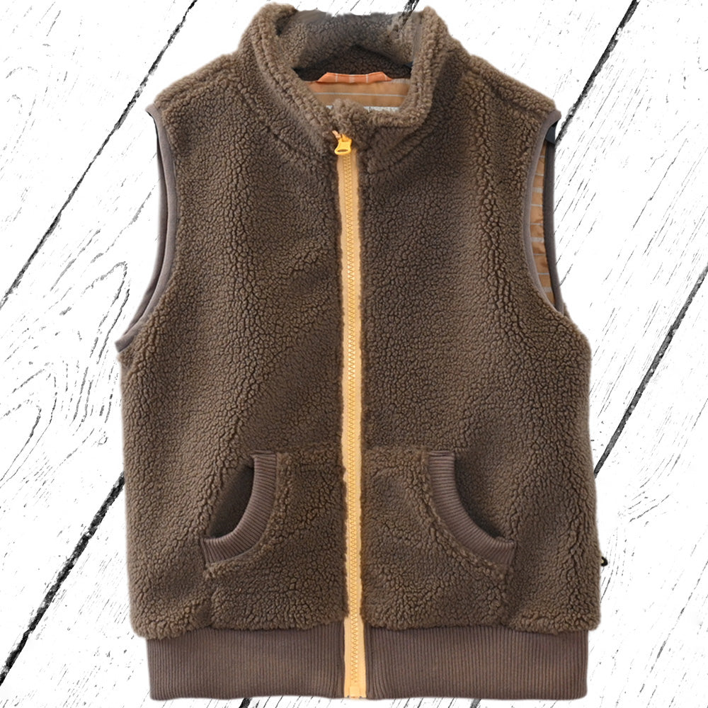 DucKsday Weste Teddy Fleece Bodywarmer Dark Grey