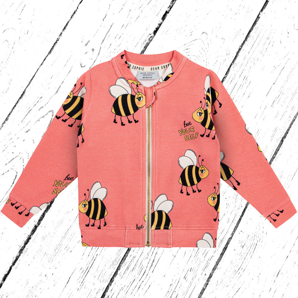 Dear Sophie Sweatjacke Bomber Jacket BEE Pink