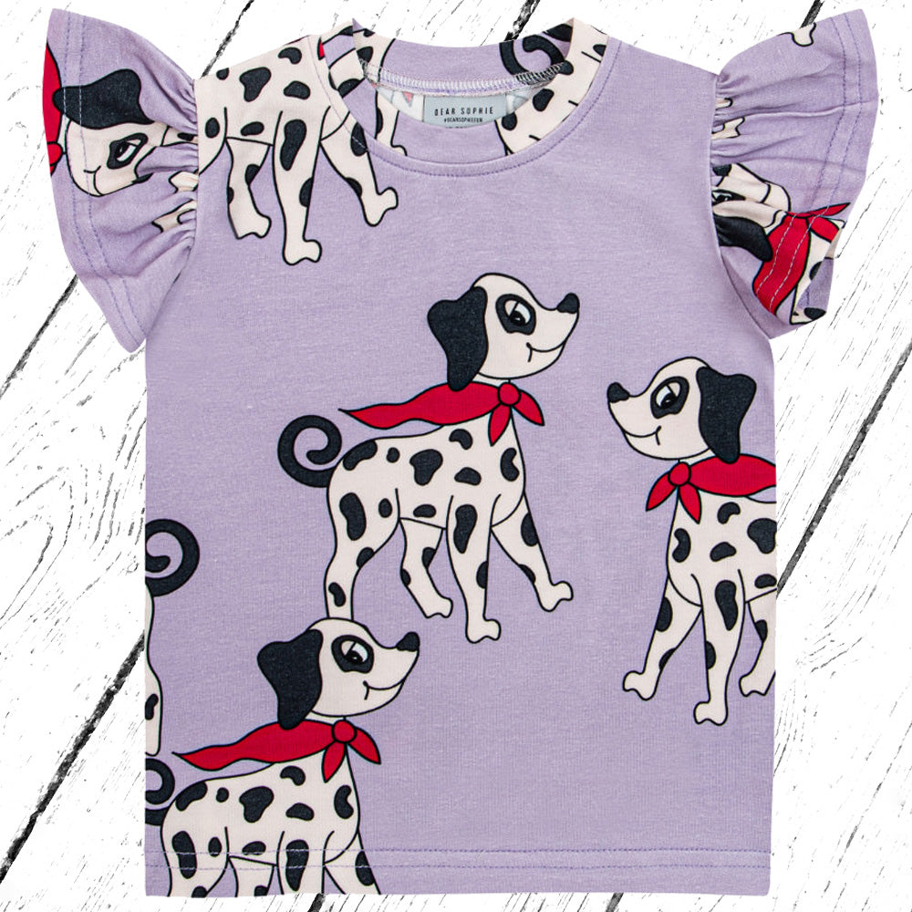 Dear Sophie T-Shirt Frill Tank DALMATIAN