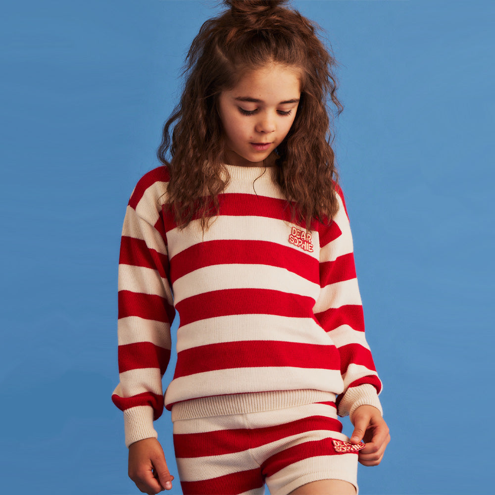 Dear Sophie Shorts RED STRIPES