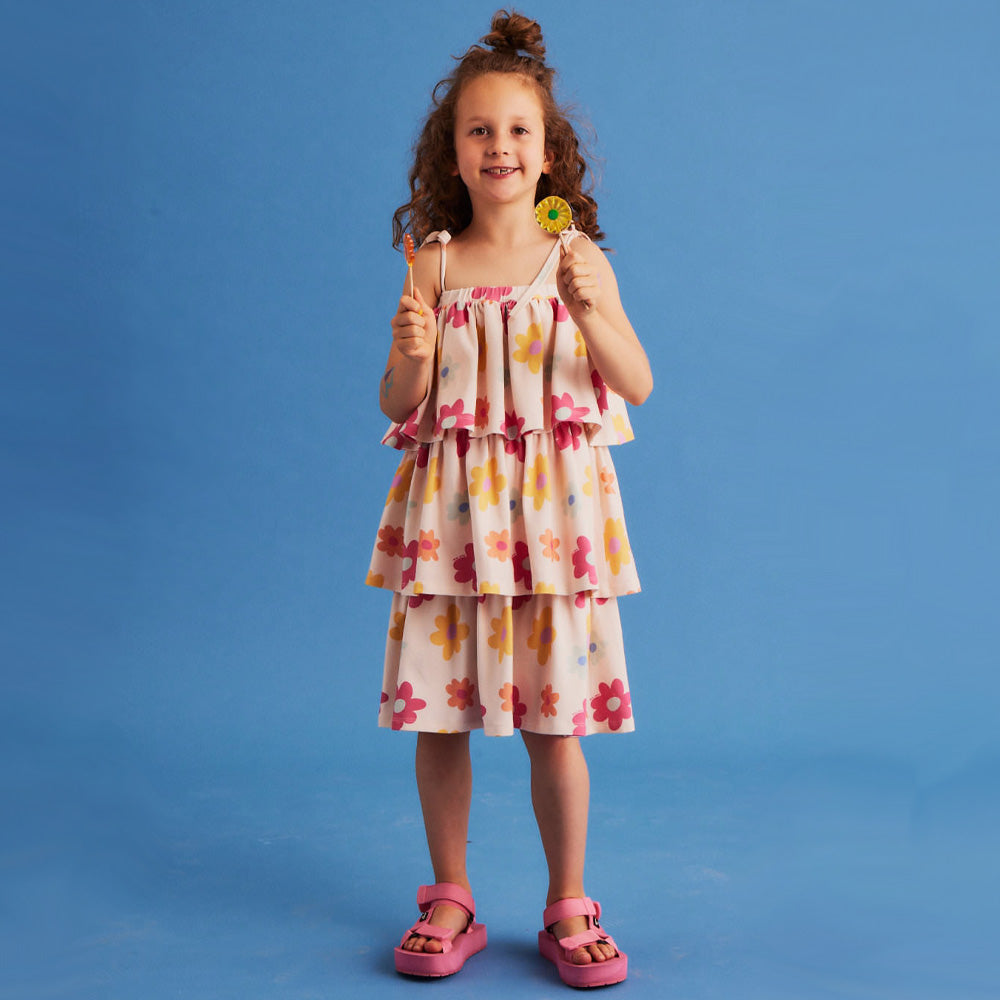 Dear Sophie Kleid Waved Dress FLOWERS