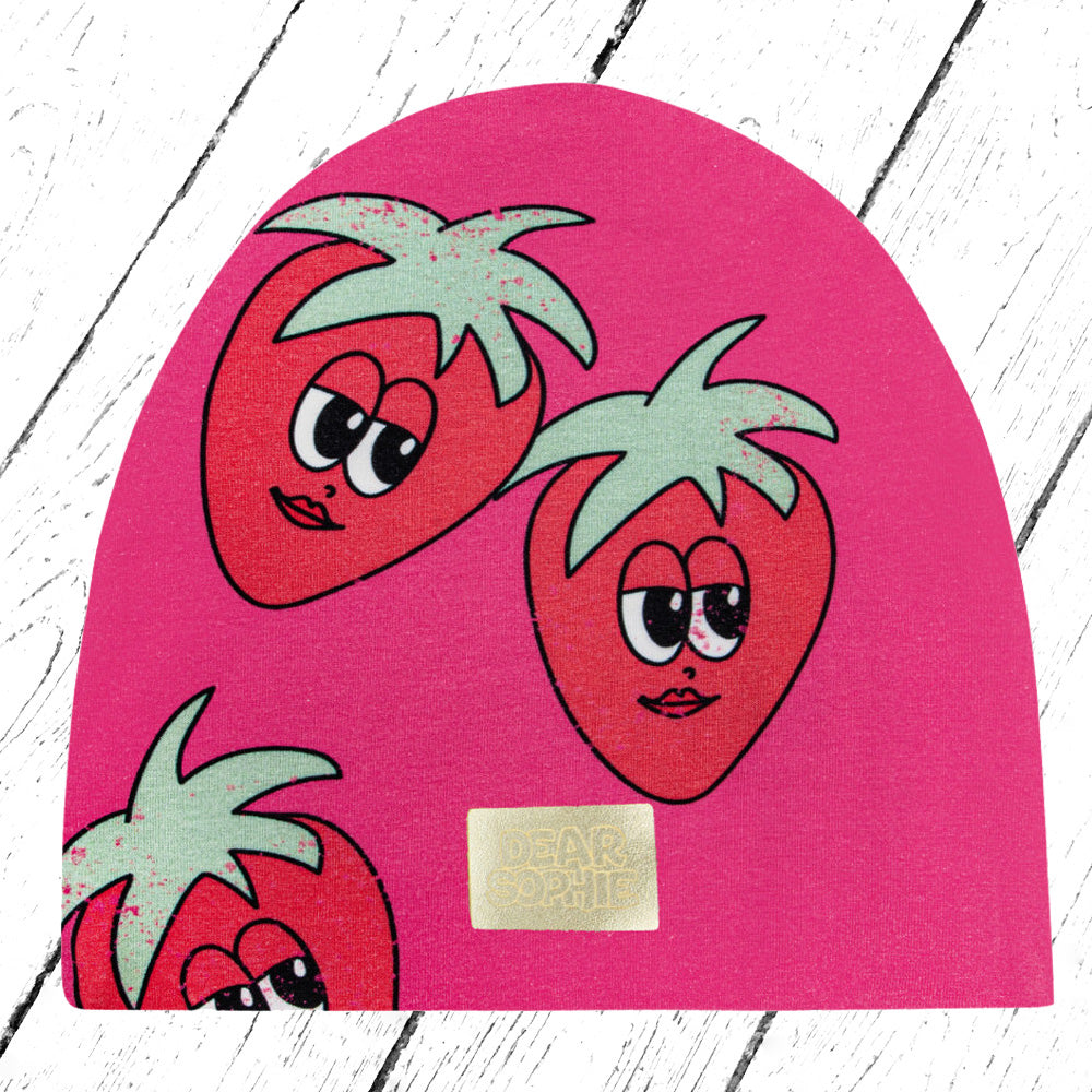 Dear Sophie Mütze Beanie STRAWBERRY