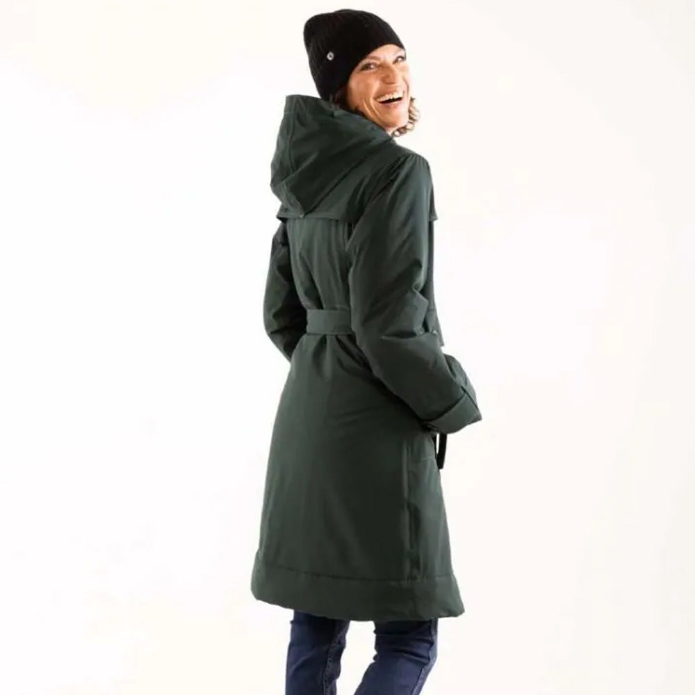 Danefae Wintermantel Else Stretch Winter Jacket Black Green