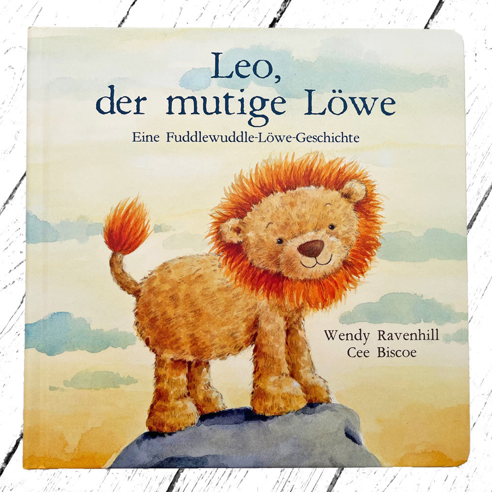 Jellycat Kinderbuch deutschsprachig! - Leo, der Mutige Löwe
