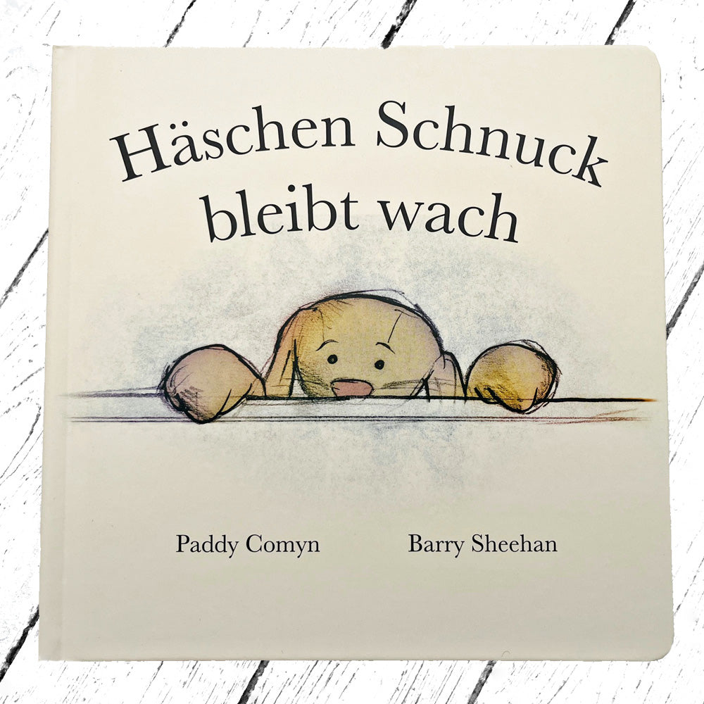 Jellycat Kinderbuch deutschsprachig! - Häschen Schnuck Bleibt Wach