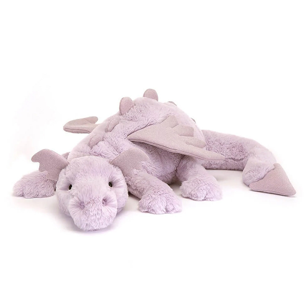 Jellycat Kuscheltier Lavender Dragon HUGE