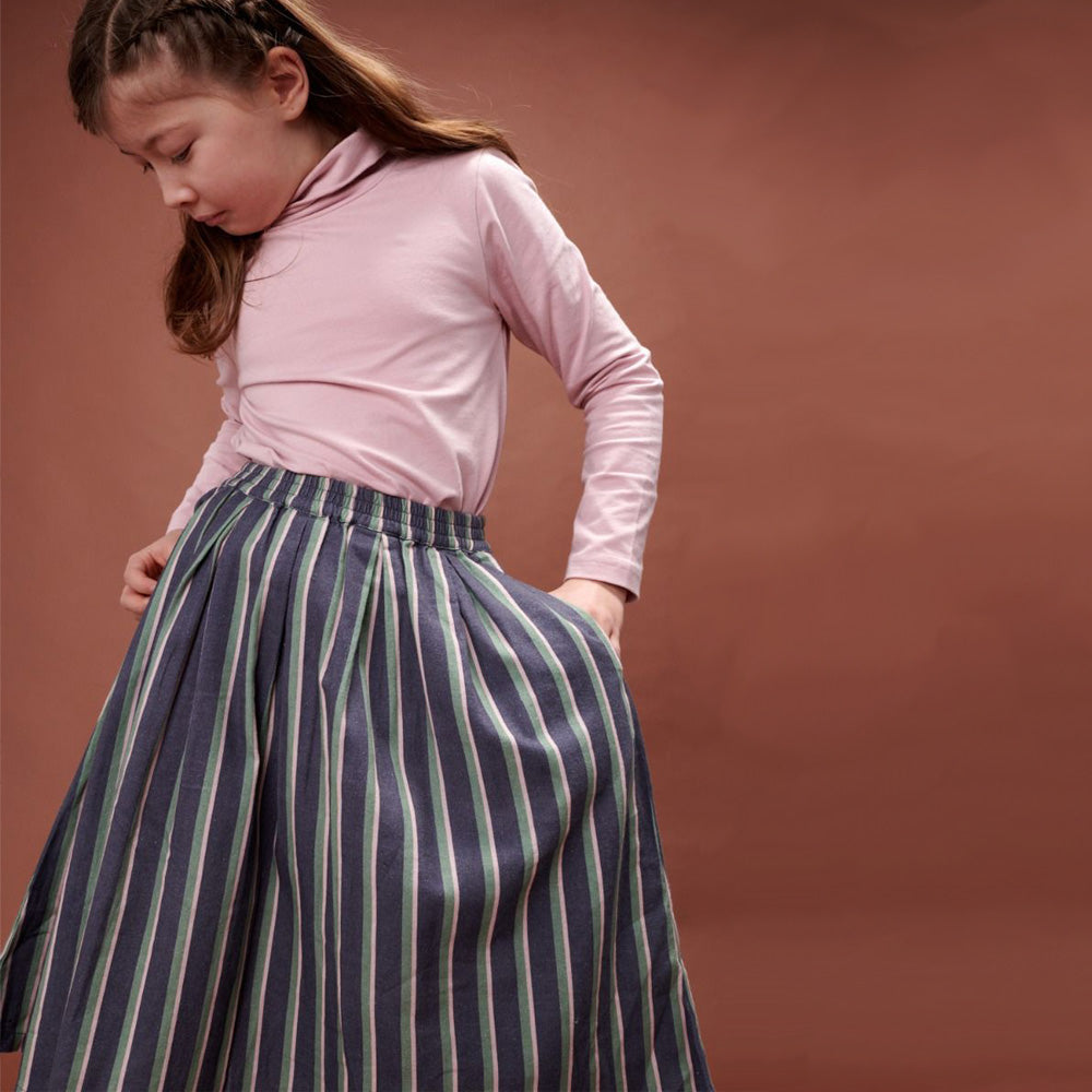 Lily Balou Rock Soho Long Skirt Stripes