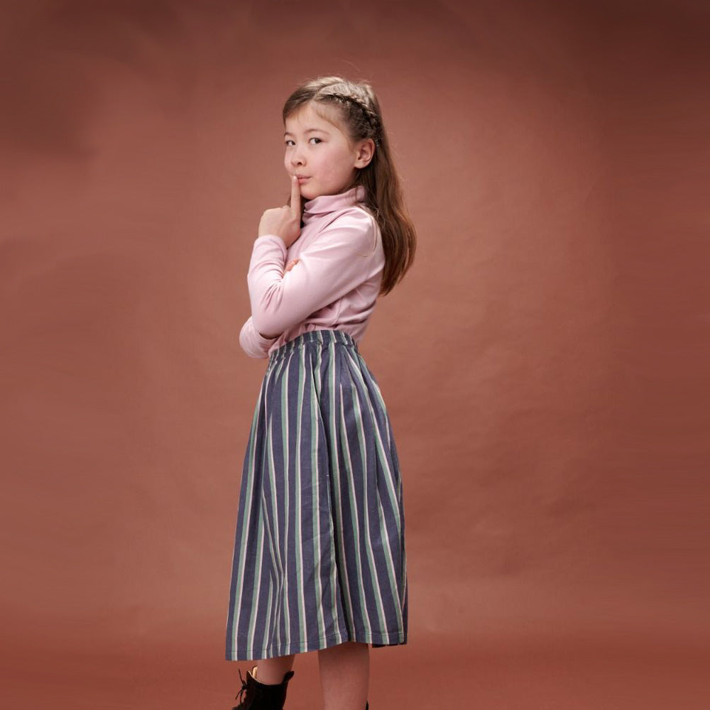 Lily Balou Rock Soho Long Skirt Stripes