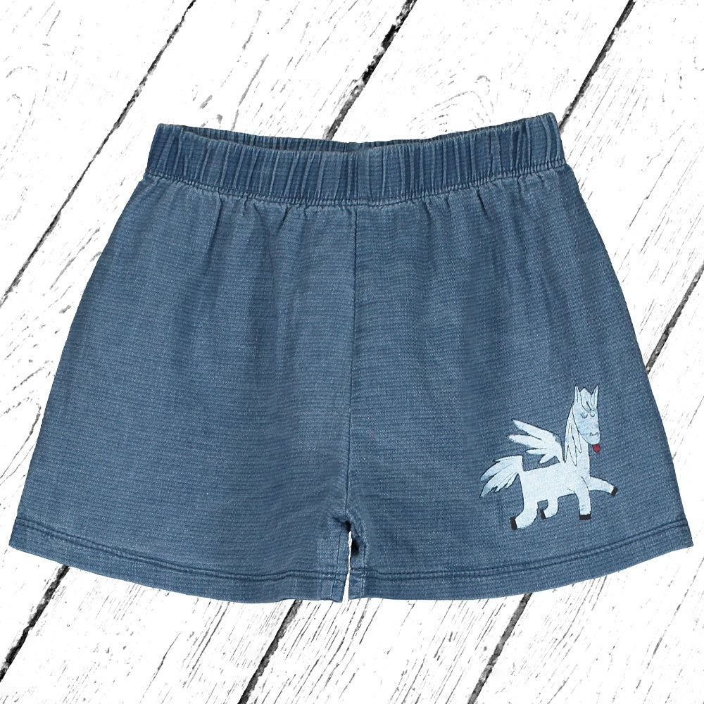 Lötiekids Light Denim Shorts Washed Indigo