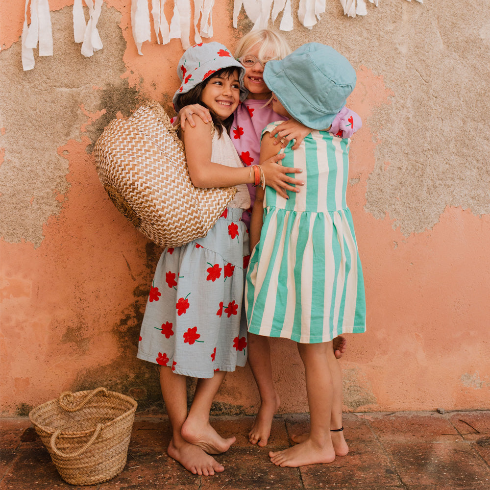 Lötiekids Kleid Stripes Ice Cream Dress Off White Mint
