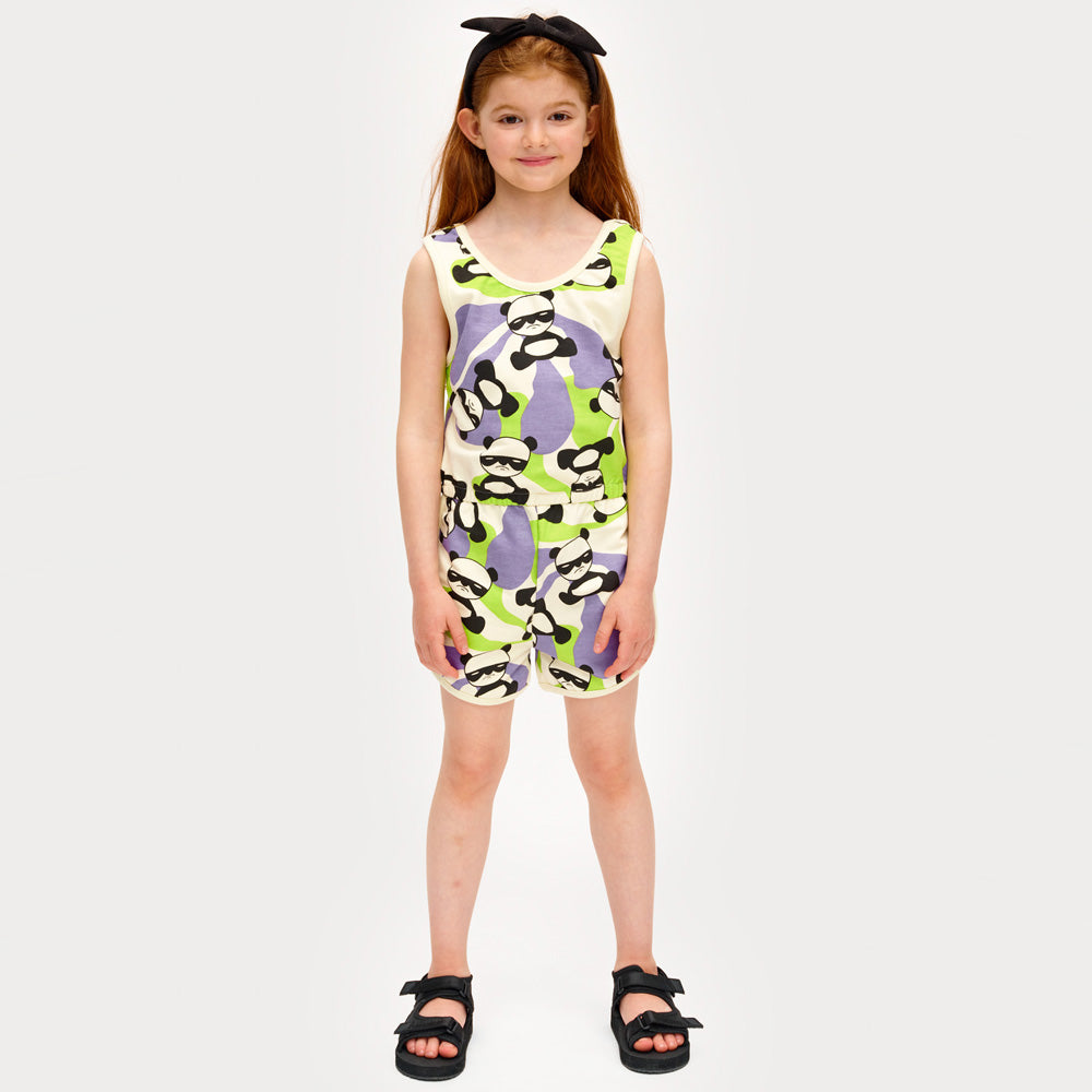 MAINIO Sommeroverall Spy Panda Playsuit