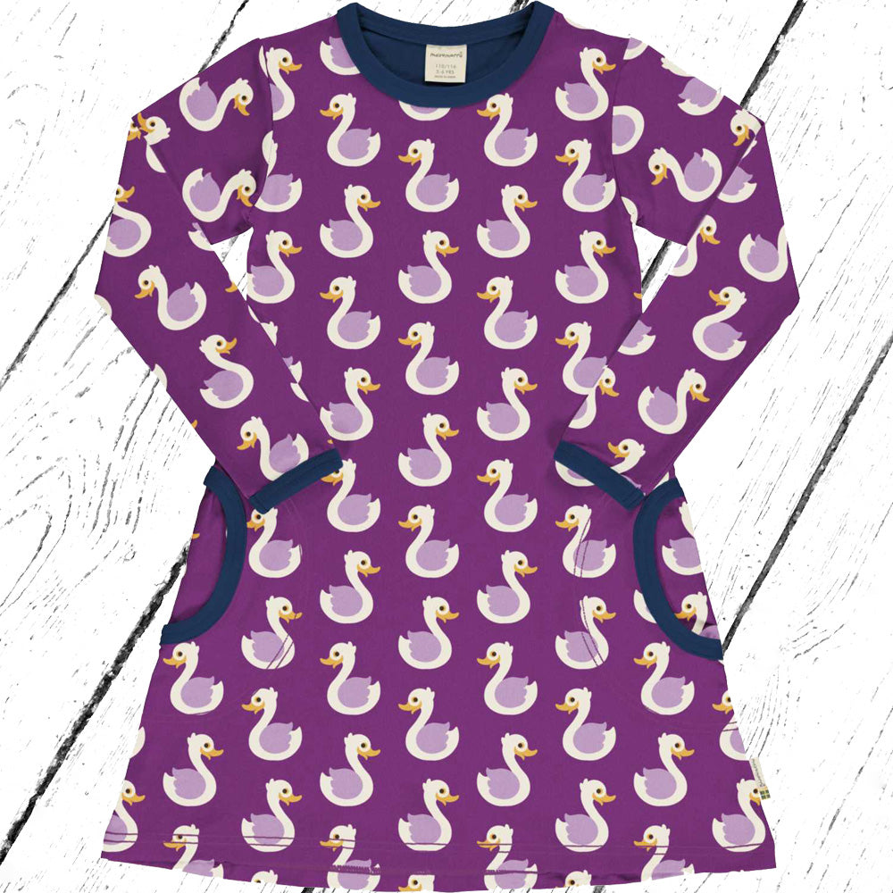Maxomorra Kleid Dress SWAN
