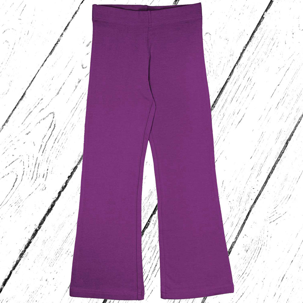 Maxomorra Leggings Flared Sweat Solid VIOLET