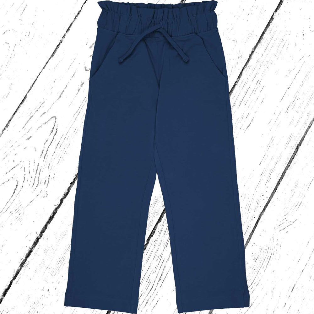 Maxomorra Hose Pants Paper Bag Sweat Solid NAVY