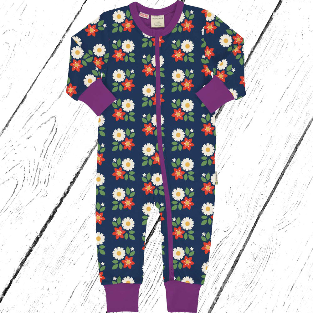 Maxomorra Overall Rompersuit FLOWERS
